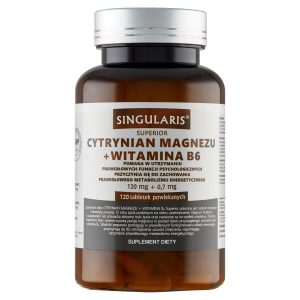 Singularis Superior Cytrynian magnezu + witamina B6